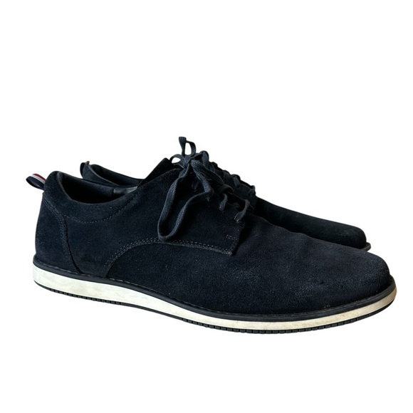 Zara men’s navy blue suede oxford shoe with comfy rubber sole size 41 main image 5